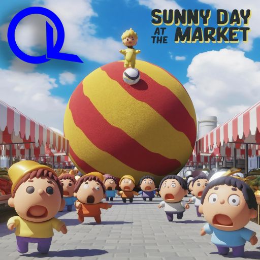 Sunny Day At The Market